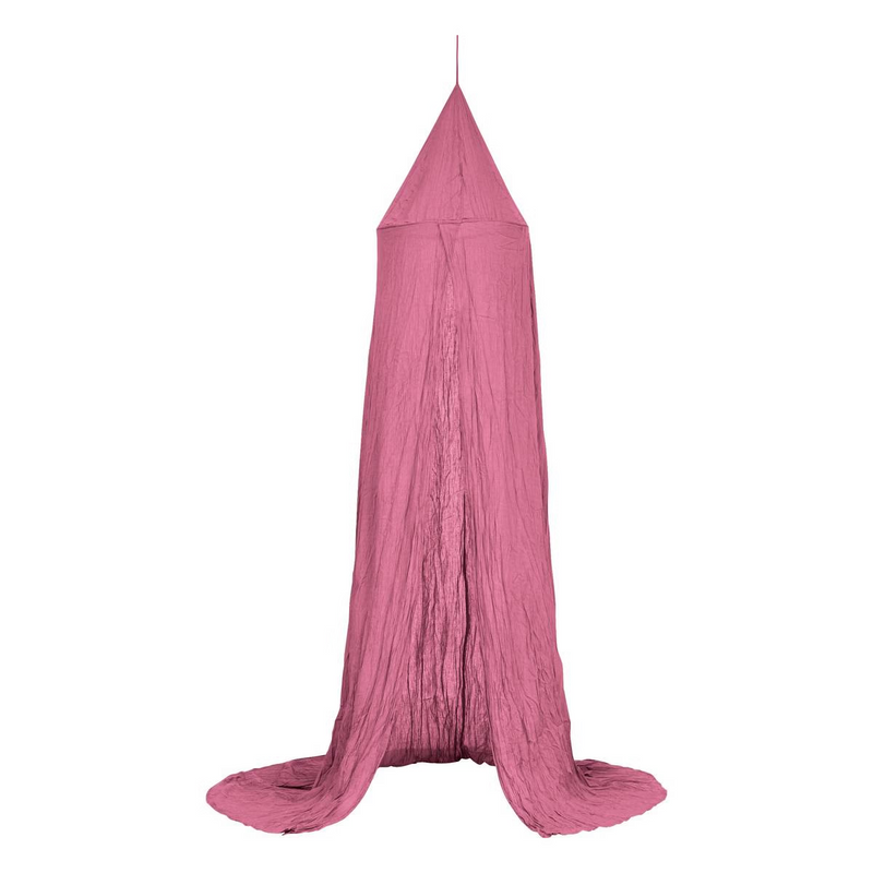 Baldacchino per Lettino Garza in Cotone Rosa  350 cm