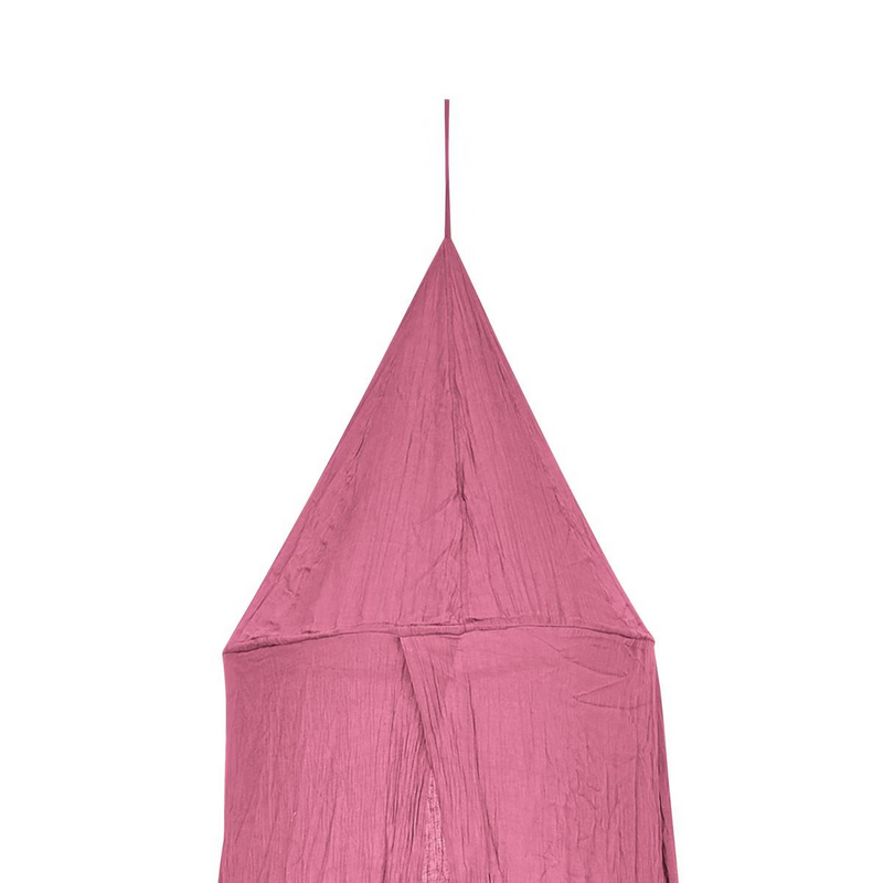 Baldacchino per Lettino Garza in Cotone Rosa  350 cm