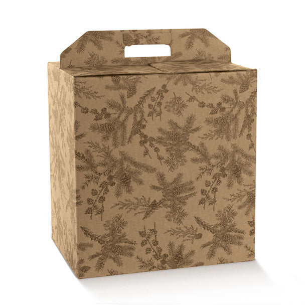 Scatola Porta Panettone e Bottiglie Magic Forest 330 x 250 x 350 mm