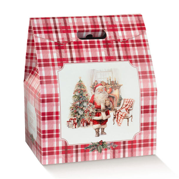 Scatola Baulotto Porta Panettone Santa&