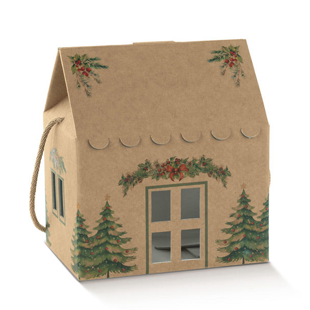 Scatola Maison Pini Avana con Cordino 200 x 140 x 140 mm