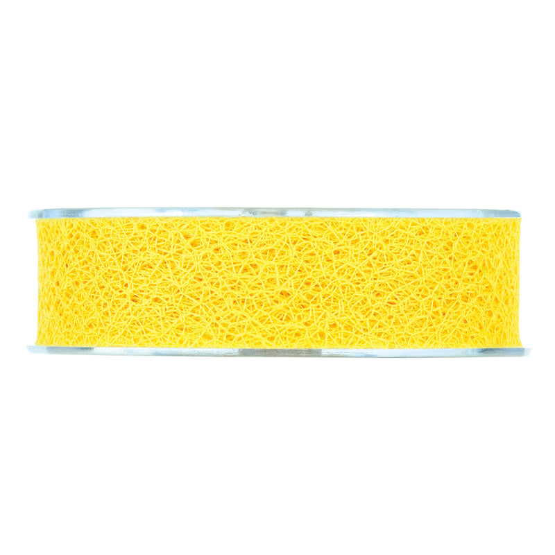 Nastro in Tessuto Rete Paradise New Giallo 30 mm x 20 mt