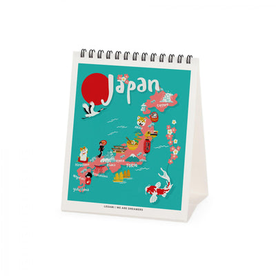 Calendario da Tavolo 2025 - Let's Travel The World - 12 x 14,5 cm