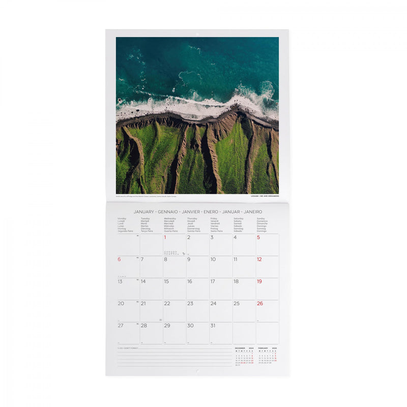 Calendario da Muro 2025 - Vitamin Sea - 30 x 29 cm