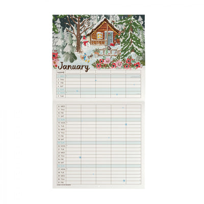 Calendario da Muro 2025 - Home Sweet Home - 30 x 29 cm