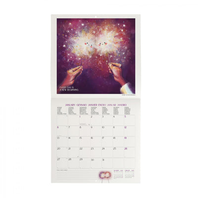 Calendario da Muro 2025 - Good Vibes Only - 30 x 29 cm