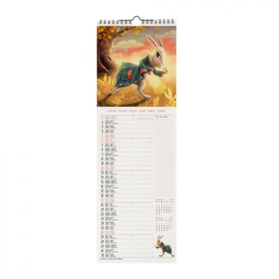 Calendario da Muro 2025 - Alice in Wonderland - 16 x 49 cm