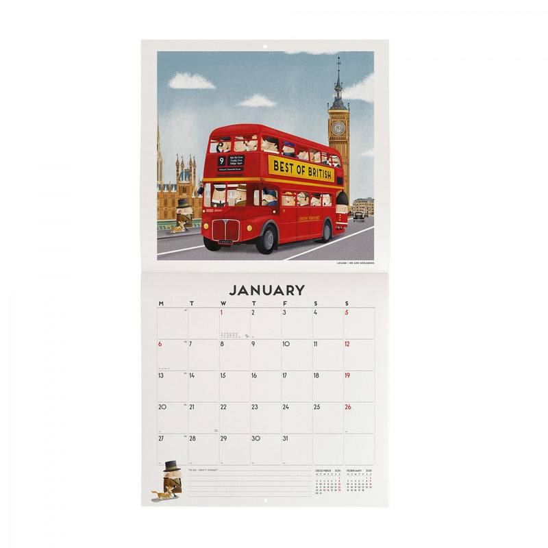 Calendario da Muro 2025 - London - 30 x 29 cm