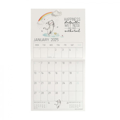 Calendario da Muro 2025 - Sketchy Cats - 30 x 29 cm