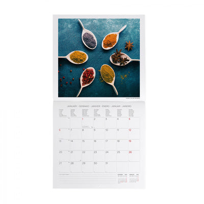 Calendario da Muro 2025 - Herbs & Spices - 30 x 29 cm