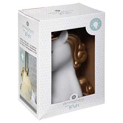 Luce Notturna XL Unicorno Bianco per Bambini 30 cm