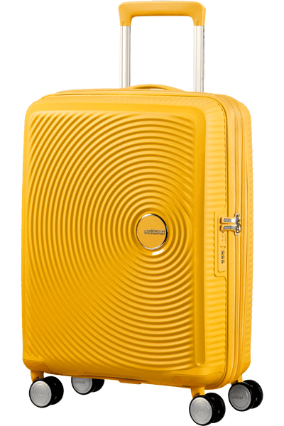 Valigia da Cabina Espandibile American Tourister Soundbox 55 cm con TSA Golden Yellow