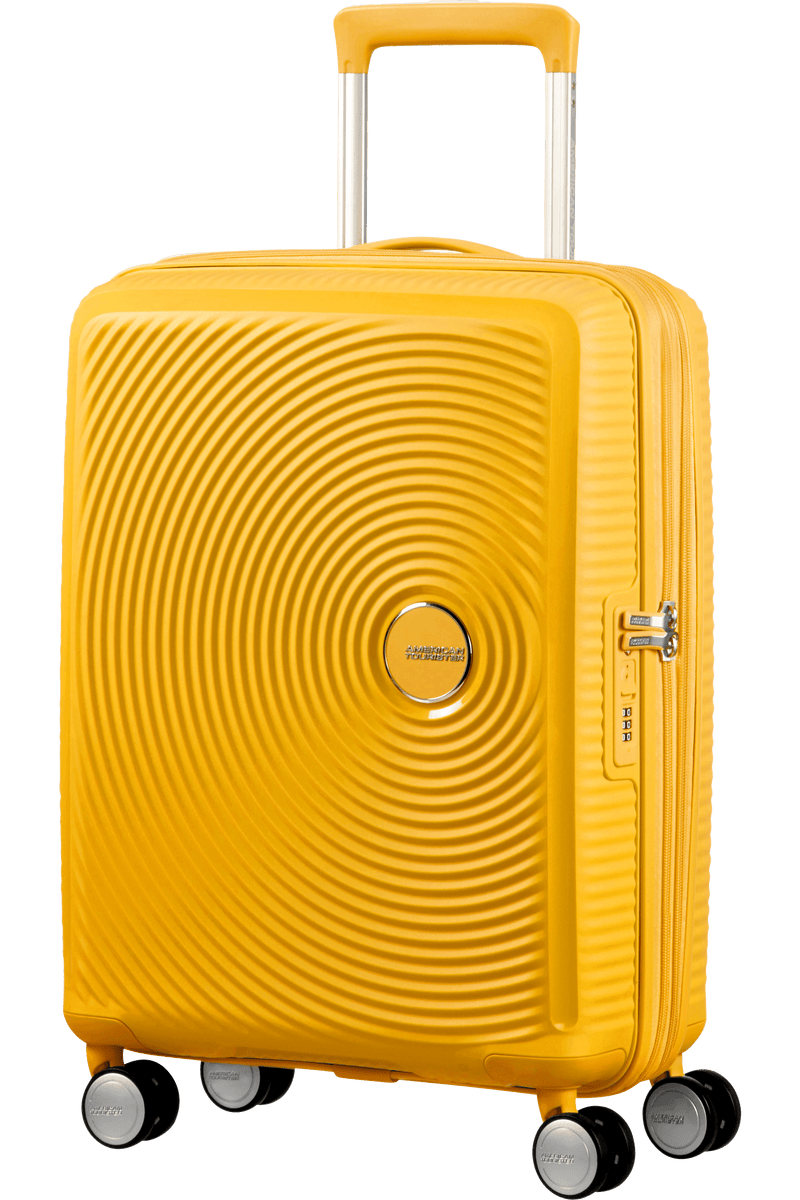 Valigia da Cabina Espandibile American Tourister Soundbox 55 cm con TSA Golden Yellow
