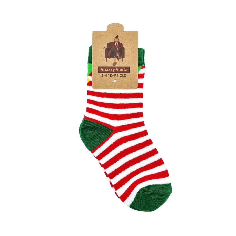 Calze Bambino Elfo Rosso, Verde e Bianco / Taglia: 2-4 anni