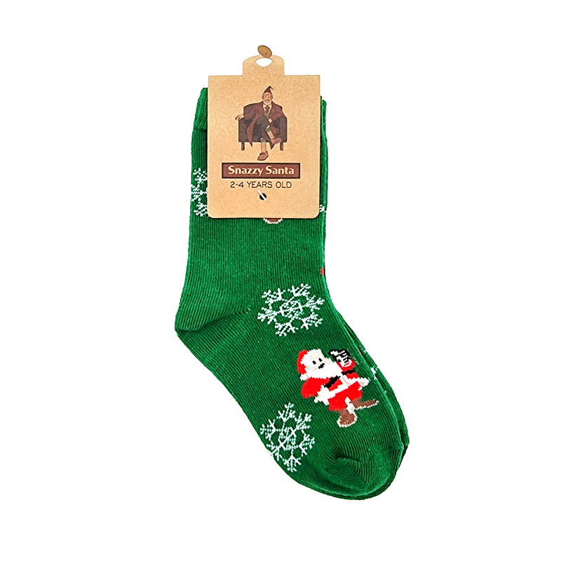 Calze Bambino Santa Claus Verde / Taglia: 2-4 anni