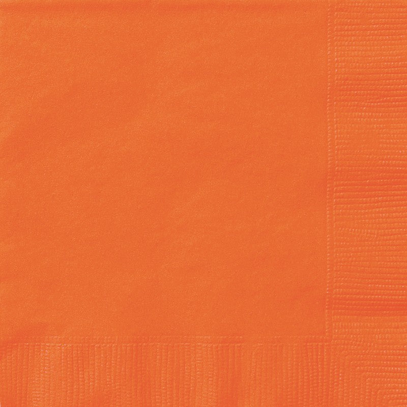Tovaglioli Arancione 33 x 33 cm - 20 pezzi