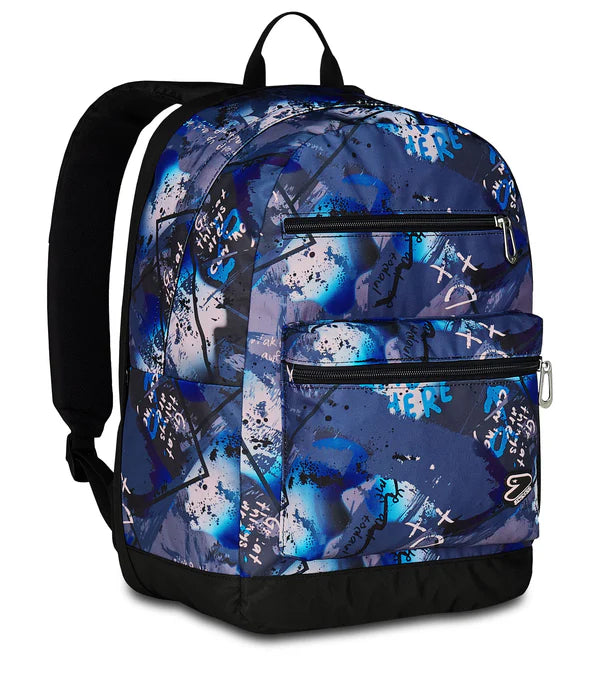 Zaino Seven Reversibile Backpack Dark Spots in GRS con Earphones Wireless