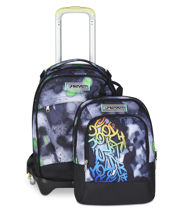 Zaino Trolley Jack Seven Detach a 3 Ruote Sprint Paint Boy