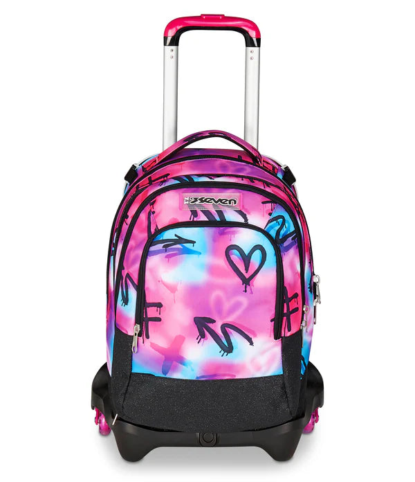 Zaino Trolley Jack Seven Detach a 3 Ruote Sprint Paint Girl