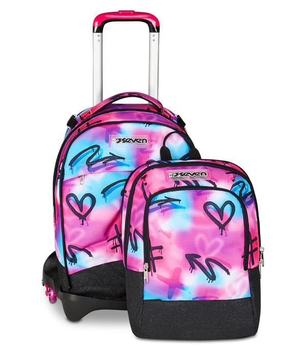 Zaino Trolley 37L Ruote per Ragazze Giustacchini Negozi