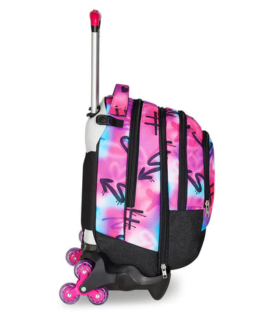 Zaino Trolley Jack Seven Detach a 3 Ruote Sprint Paint Girl