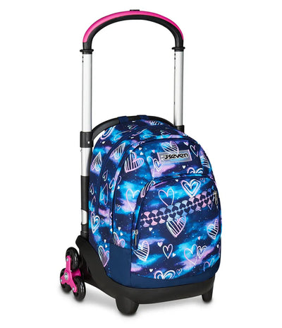 Zaino Trolley Seven Flex a 3 Ruote Gloomy Heart