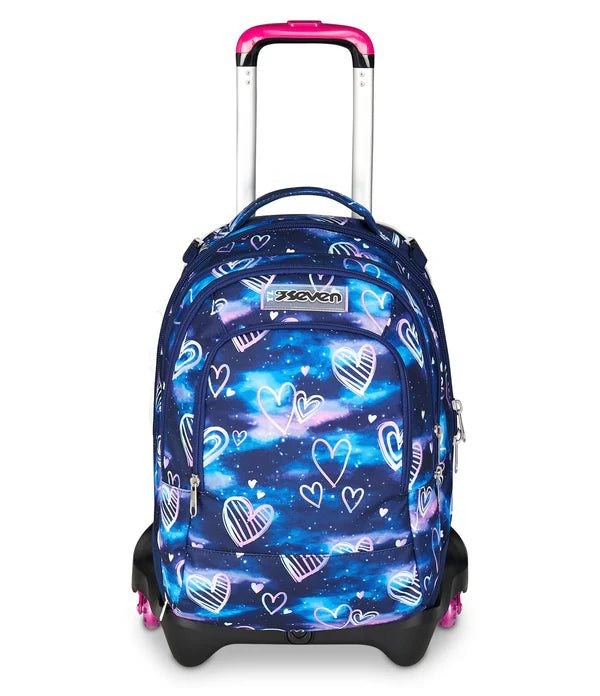 Zaino Trolley Jack Seven Detach a 3 Ruote Gloomy Heart