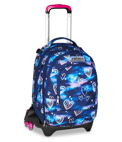 Zaino Trolley Jack Seven Detach a 3 Ruote Gloomy Heart