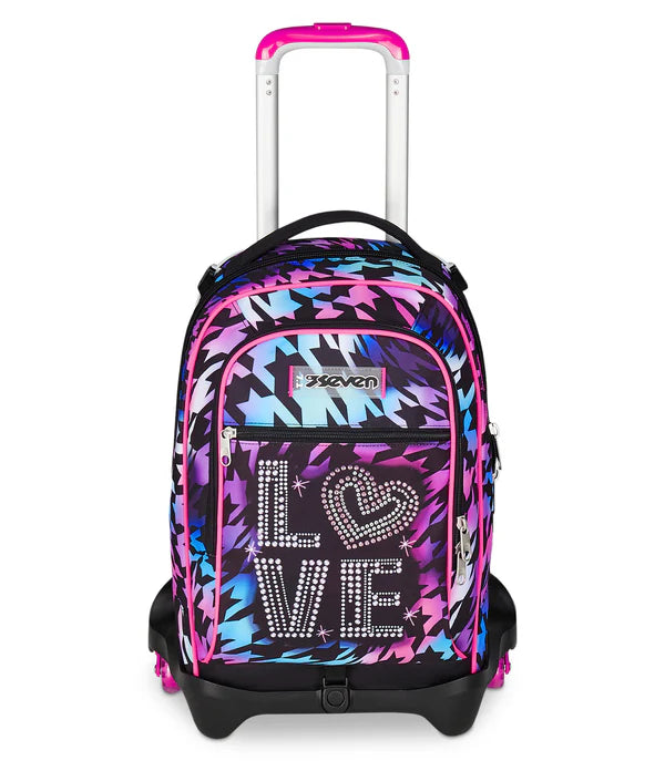 Zaino Trolley Jack Seven a 3 Ruote Glow Love
