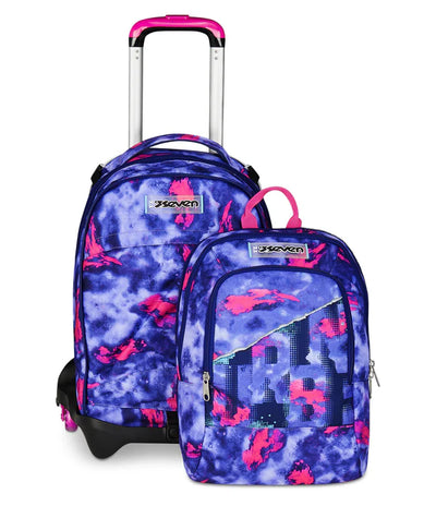 Zaino Trolley Jack Seven Detach a 3 Ruote Shady Dye Girl