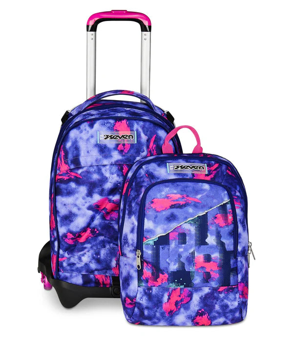 Zaino Trolley Jack Seven Detach a 3 Ruote Shady Dye Girl