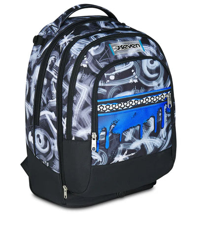 Zaino Trolley Jack Seven Detach a 3 Ruote Quick Graffiti Boy