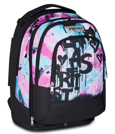 Zaino Trolley Jack Seven Detach a 3 Ruote Quick Graffiti Girl