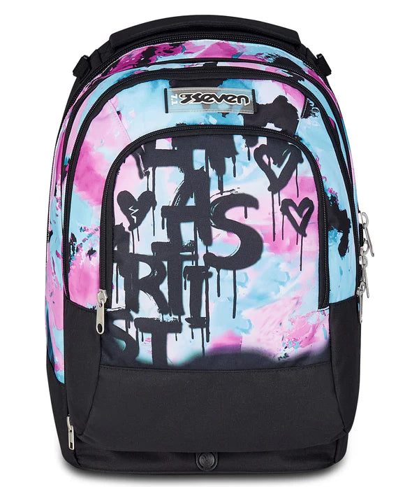 Zaino Trolley Jack Seven Detach a 3 Ruote Quick Graffiti Girl