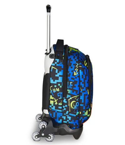 Zaino Trolley Jack Seven a 3 Ruote Scribbled Flame
