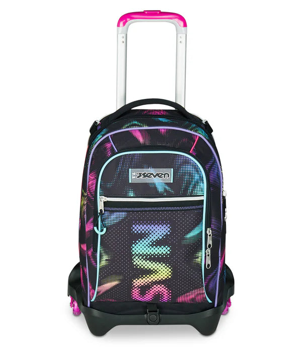 Zaino Trolley Jack Seven a 3 Ruote Optical Shade Girl