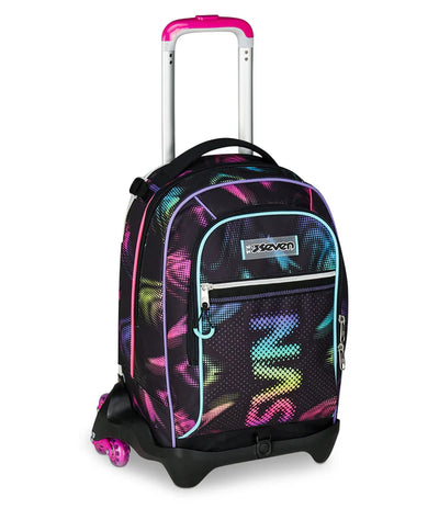 Zaino Trolley Jack Seven a 3 Ruote Optical Shade Girl