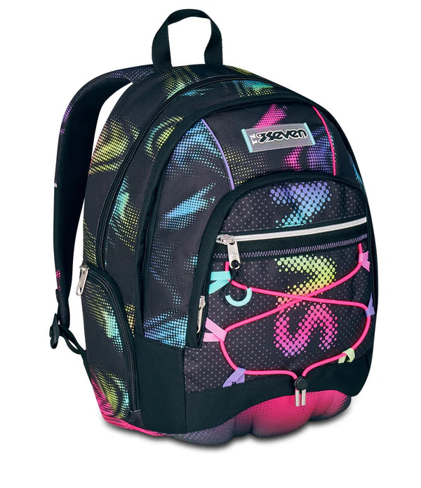SEVENTEEN LONDON Zaino Unisex Camden 12L – Verde Pastello, Per Laptop 13", Borchie Magnetiche