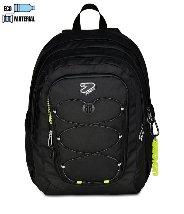Zaino Seven Tech Line in GRS Nero