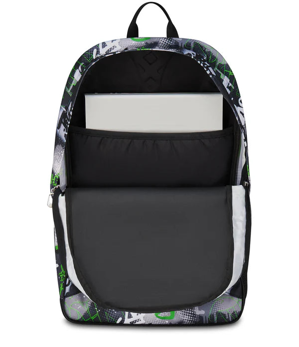 Zaino Seven Pro XXL in GRS Reversible Detach Gray Shadow Graffiti Green