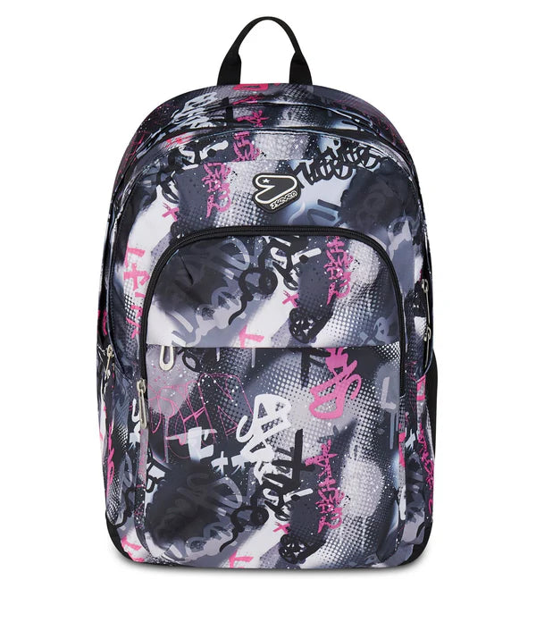 Zaino Seven Pro XXL in GRS Reversible Detach Gray Shadow Graffiti PInk
