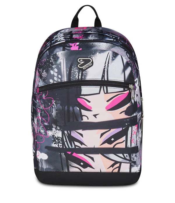 Zaino Seven Pro XXL in GRS Reversible Detach Gray Shadow Graffiti PInk