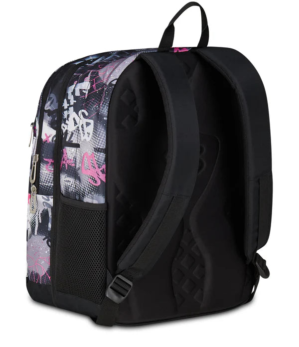 Zaino Seven Pro XXL in GRS Reversible Detach Gray Shadow Graffiti PInk