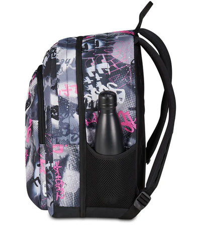 Zaino Seven Pro XXL in GRS Reversible Detach Gray Shadow Graffiti PInk