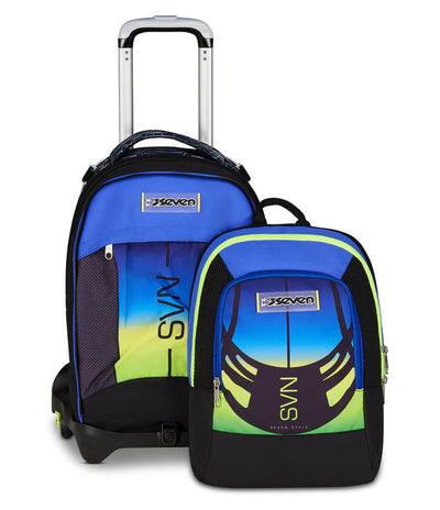 Zaino Trolley Jack Seven Detach a 3 Ruote Nuanced Boy