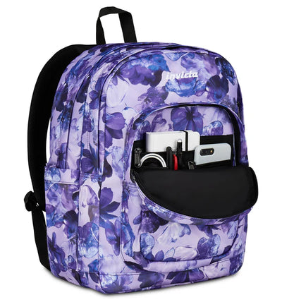 Zaino Jelek Invicta in GRS Fantasy Purple Flowers