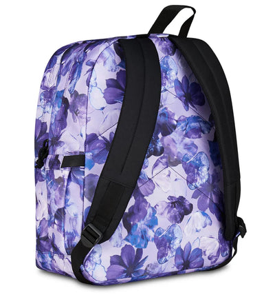 Zaino Jelek Invicta in GRS Fantasy Purple Flowers