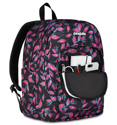 Zaino Jelek Invicta in GRS Fantasy Pink Leaf