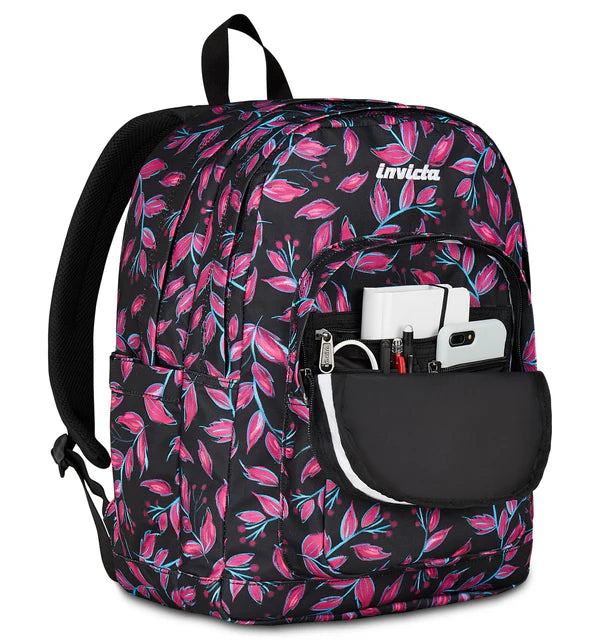 Zaino Jelek Invicta in GRS Fantasy Pink Leaf