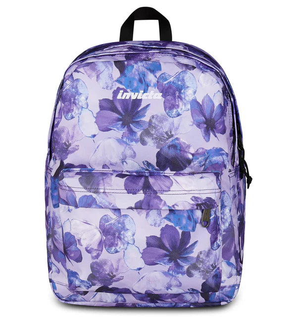 Zaino Invicta in GRS Lab Fantasy Purple Flowers